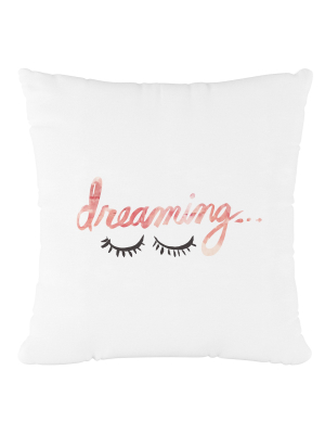 Pink Dreaming Throw Pillow - Cloth & Company