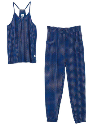 Americana Foulard Jogger Set