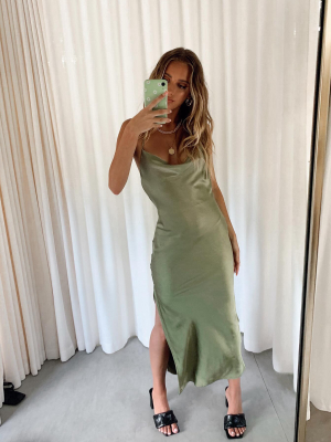 Alissa Midi Dress Green