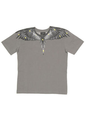 Marcelo Burlon County Of Milan Kids Wings Printed T-shirt