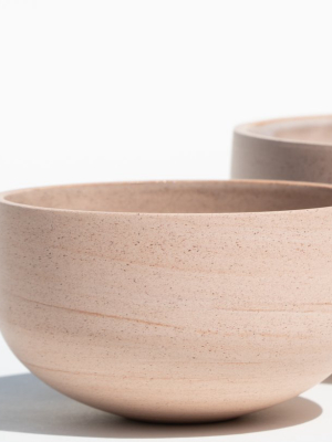 Trio Of Porcelain Bowls - Blush