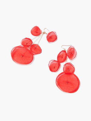 Disc Drop Earrings