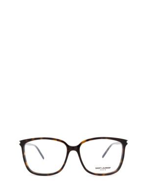 Saint Laurent Eyewear Square Frame Glasses