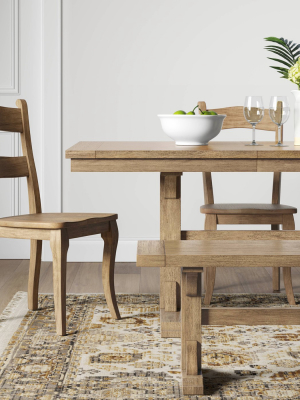 Set Of 2 Cloverhill Farmhouse Dining Chair Natural - Threshold™