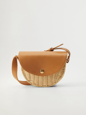 Combined Rattan Bag