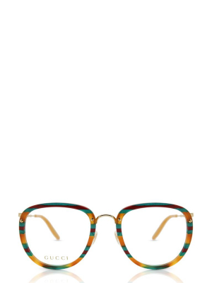 Gucci Eyewear Round Frame Glasses