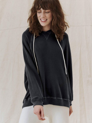 The Slouch Hoodie. Solid -- Almost Black