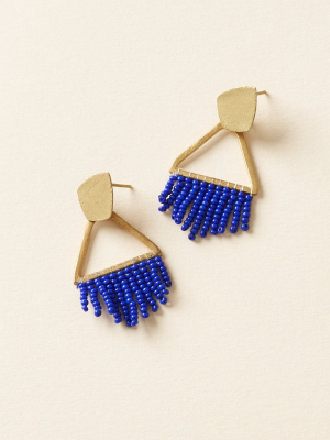 Kalapriya Earrings - Navy Diamond