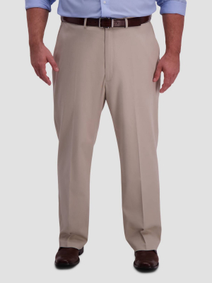 Haggar Men's Big & Tall Premium No Iron Classic Fit Flat Front Casual Pants