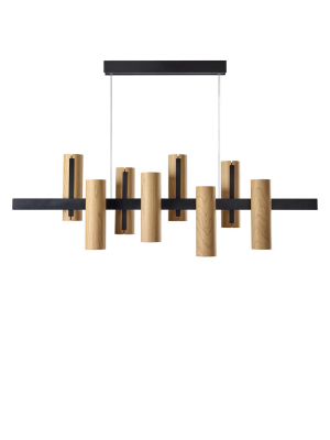 Black Note Keys Pendant Light