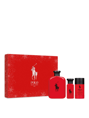Polo Red 3-piece Gift Set