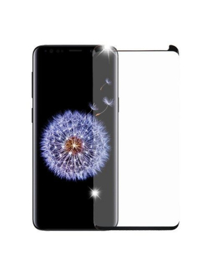 Valor Full Coverage Tempered Glass Lcd Screen Protector Film Cover For Samsung Galaxy S9 Plus, Black