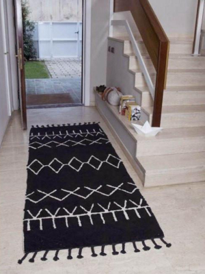 Lorena Canals Bereber Black Rug