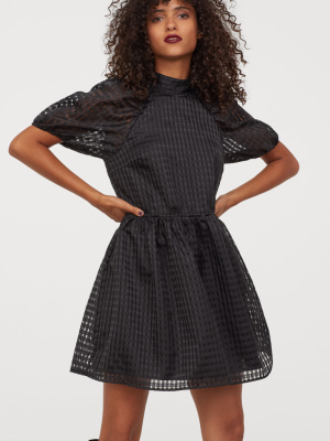 Jacquard-weave Dress