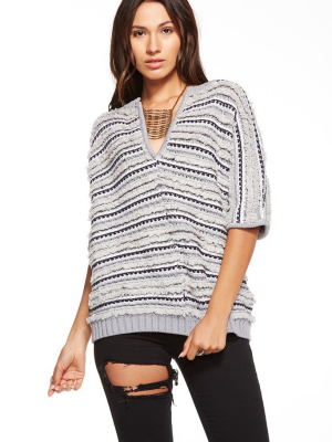 Hi-lo Dolman Pullover Sweater