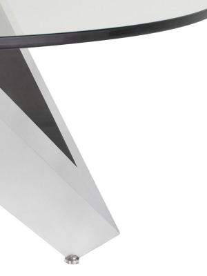 Nuevo Como Coffee Table - Silver