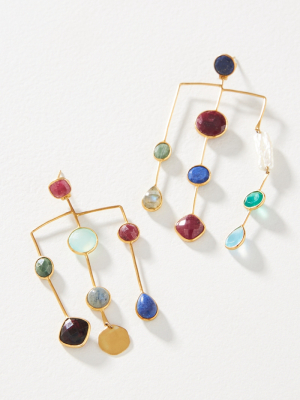 Catrine Asymmetrical Drop Earrings