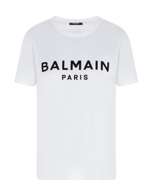 Balmain Logo Printed T-shirt