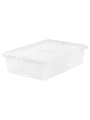 Iris 10pk 28qt Plastic Storage Bin