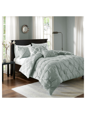 Hayden Solid Reversible Comforter Set 5pc