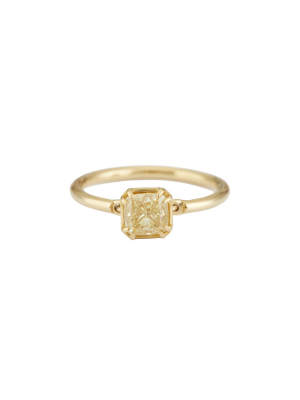 Canary Yellow Diamond Ring