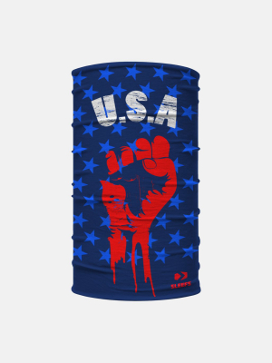 Usa Red Fist Neck Gaiter