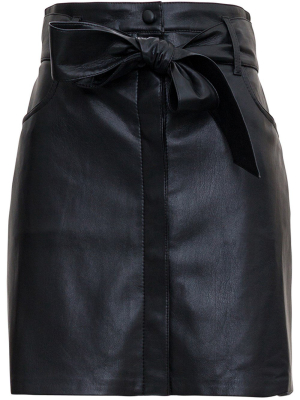 Nanushka Meda Belted Mini Skirt