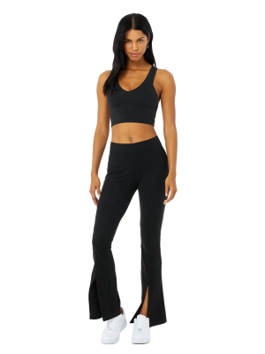 Airbrush High-waist Flutter Legging & Real Bra Tank Set