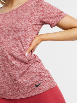 Nike Training Legend Dry T-shirt In Rust