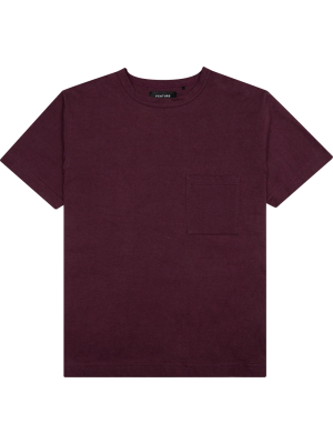 Feature Jersey Braque Pocket Tee - Huckleberry