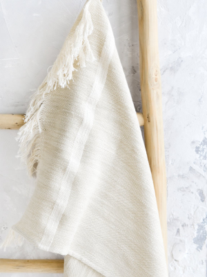 Woven Stripe Tea Towel