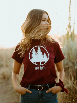 Three Trees Coin Tee