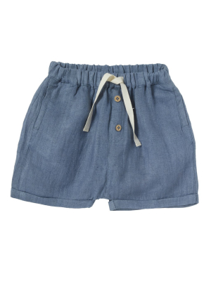 Bonheur Du Jour Marlow Boy Short - Blue