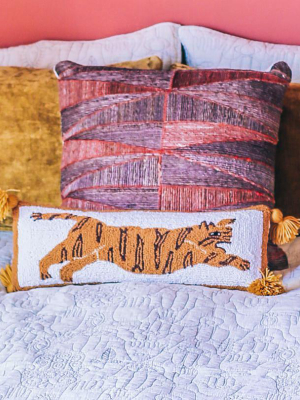 Tigress Pom Pom Hook Pillow By Jungalow®