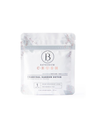 Charcoal Garden Detox Crush Bath Soak 120g