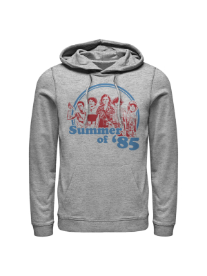 Men's Stranger Things Retro Summer Of '85 Pull Over Hoodie