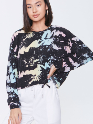 Abstract Print Boxy Tee