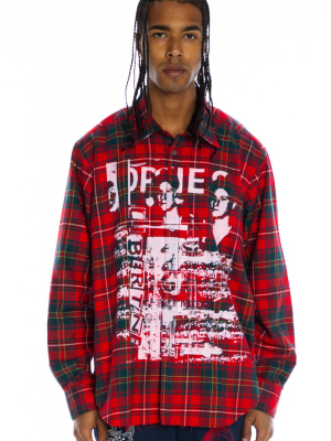 'english Punk Rock' Flannel Shirt