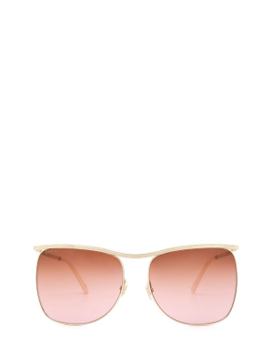 Gucci Eyewear Oversized Frame Sunglasses