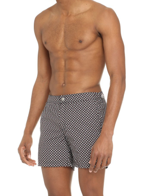 Alexander Mcqueen Skull Patterned Swim Shorts