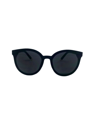 Women's Round Sunglasses - A New Day™ Black