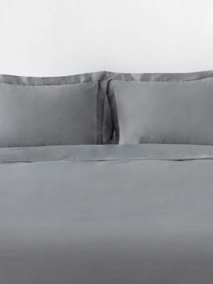 Dromme Duvet + Shams Set - Grey