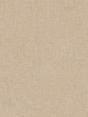 Meika Linen Structure Wallpaper In Beige By Bd Wall