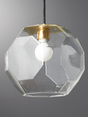 Flat Glass Pendant Light