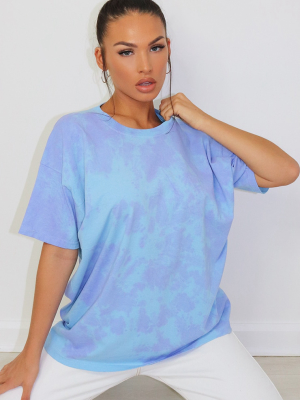 Blue Tie Dye T Shirt