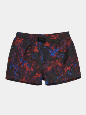 Terrain Short | Black Satellite Print