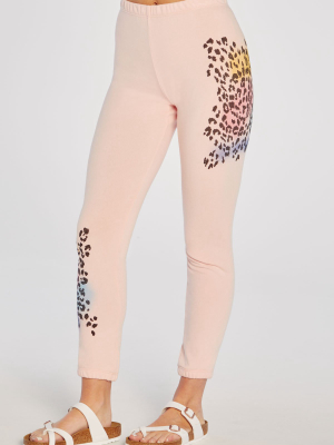 Airbrush Leopard Knox Pants | P. Crystal Rose