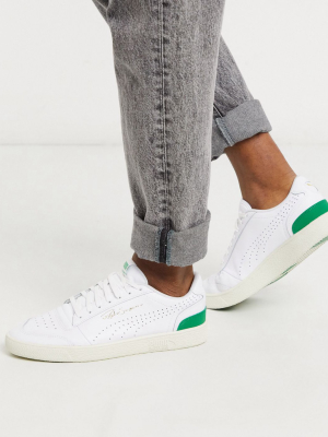 Puma Ralph Sampson Perforated Sneakers In Green