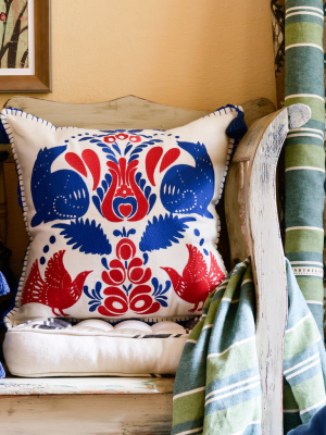 Folk Embroidery Pillow