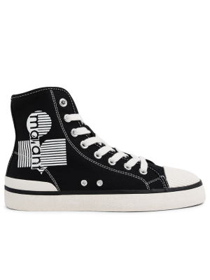 Isabel Marant Benkeen Logo Print Sneakers